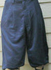 Navy Microfiber Golf Knickers