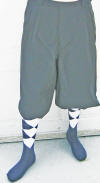 Navy Microfiber Golf Knickerwith socks