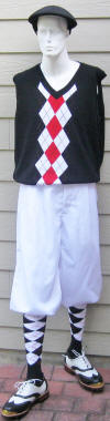 White golf knickers/Vest/Socks/Cap