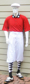White golf kcicker outfit